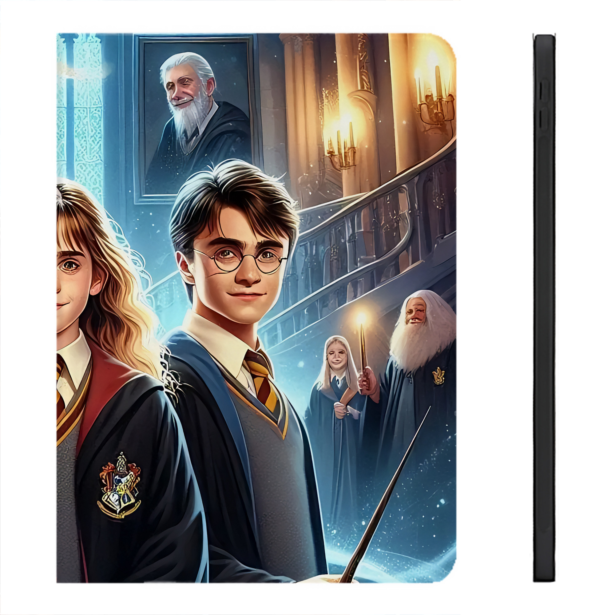 （画像用） Harry Potter ハリー・ポッターシリーズ IPadケース ペンホルダー付き ブックスタイルデザイン
